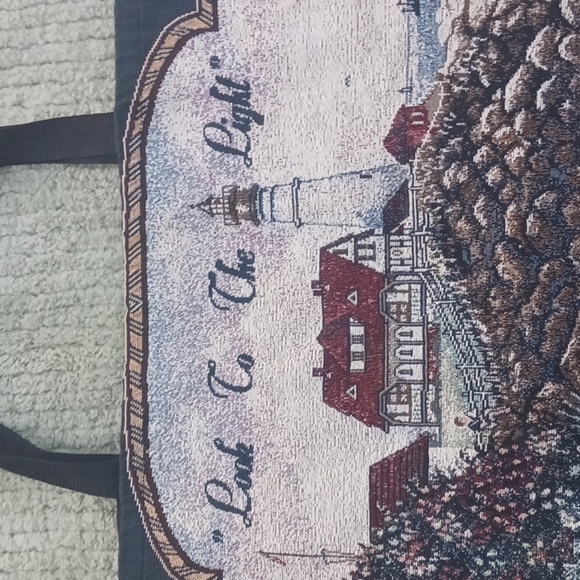 Lighthouse fabric tote bag - Picture 3 of 11